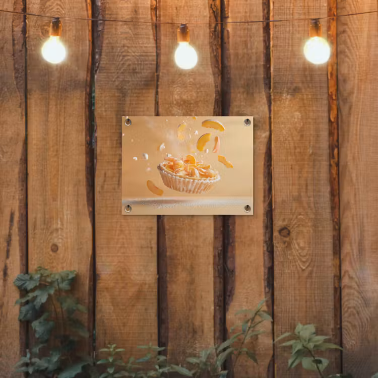 Tuinposter - Peach - Eten - Taart - Oranje — 2