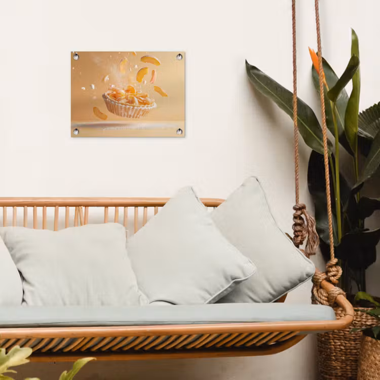 Tuinposter - Peach - Eten - Taart - Oranje — 5