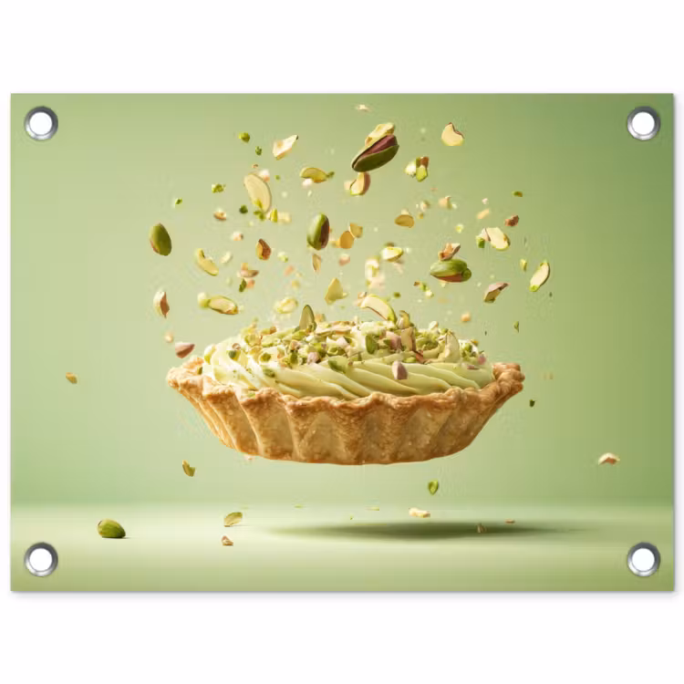 Tuinposter - Pistache - Taart - Noten - Eten — 1