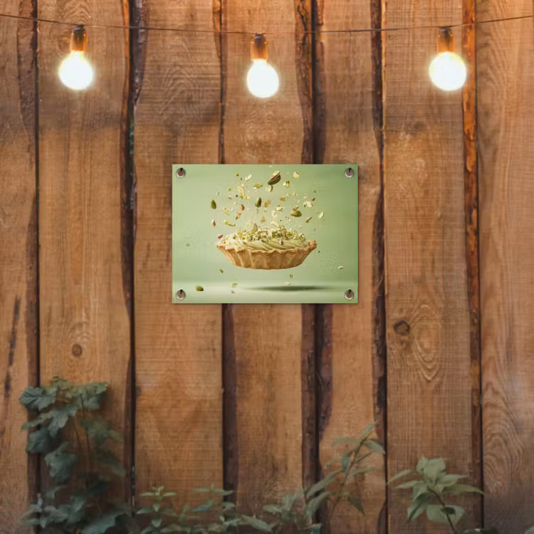 Tuinposter - Pistache - Taart - Noten - Eten — 2