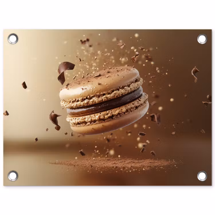 Tuinposter - Chocolade - Macarons - Eten - Snoep — 1