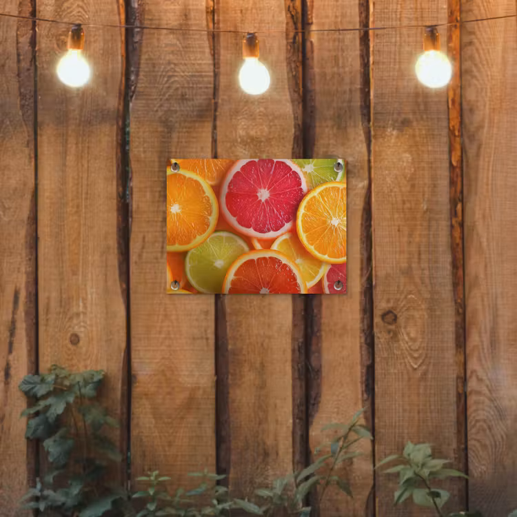 Tuinposter - Fruit - Kleurrijk - Close up — 2