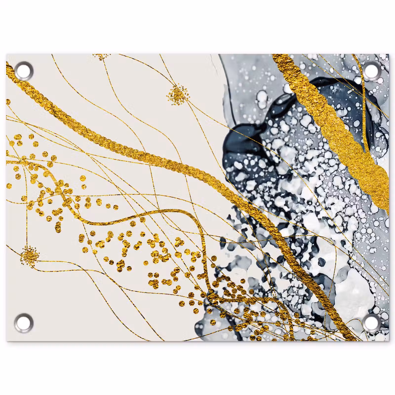 Tuinposter - Abstract - Goud - Natuur - Kunst — 1