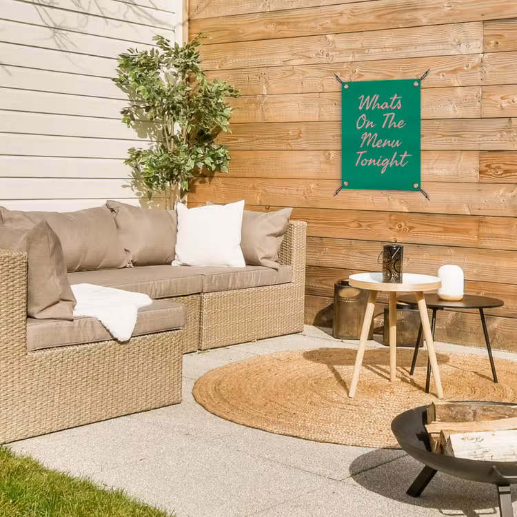 Tuinposter - Menu - Quote - Roze — 4