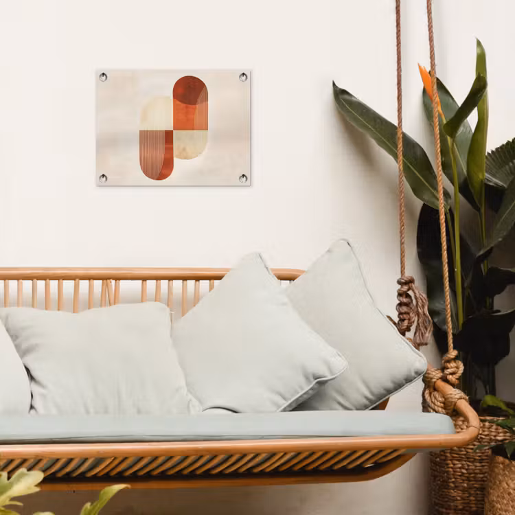 Tuinposter - Bogen - Beige - Vormen — 5