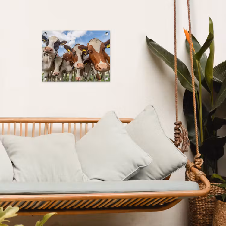 Tuinposter - Koeien - Dieren - Weiland - Natuur — 5