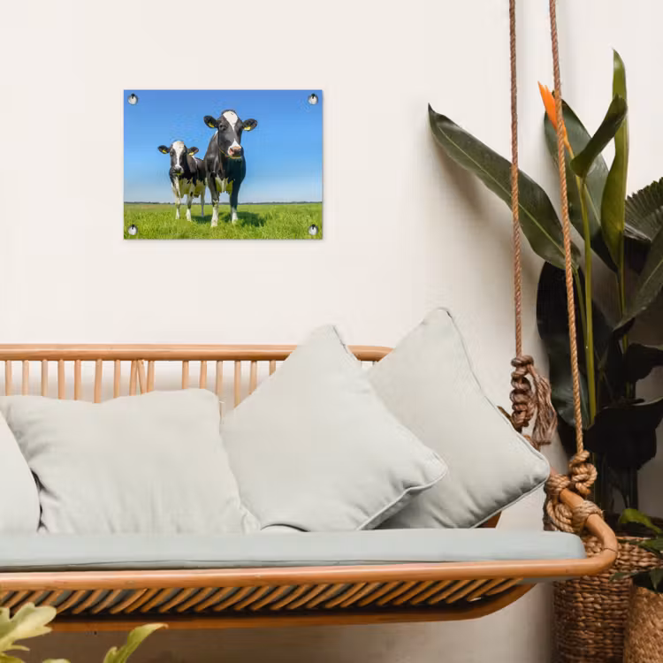 Tuinposter - Koeien - Weiland - Gras - Dieren - Boerderij — 5