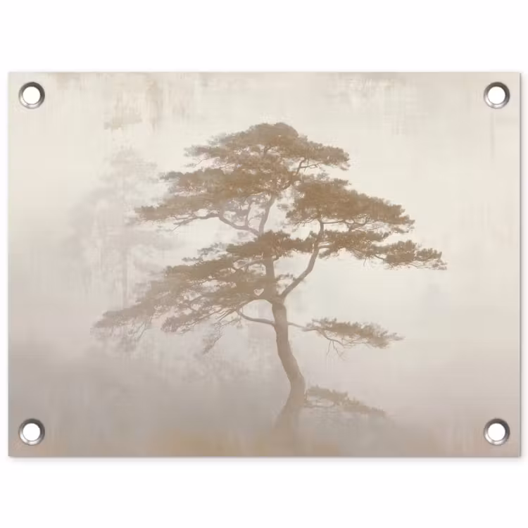 Tuinposter - Boom - Oosterse stijl - Landschap — 1