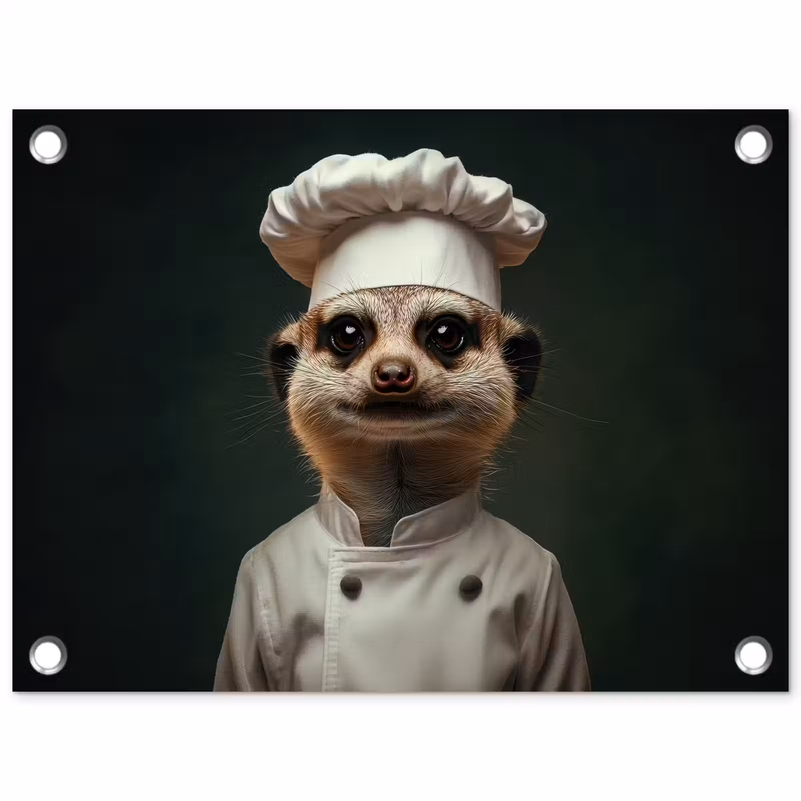 Tuinposter - Dier - Kok - Stokstaartje — 1