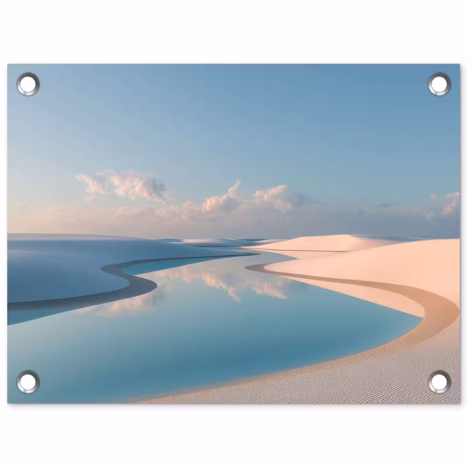 Tuinposter - Duinen - Waterplas - Oneindige rust — 1