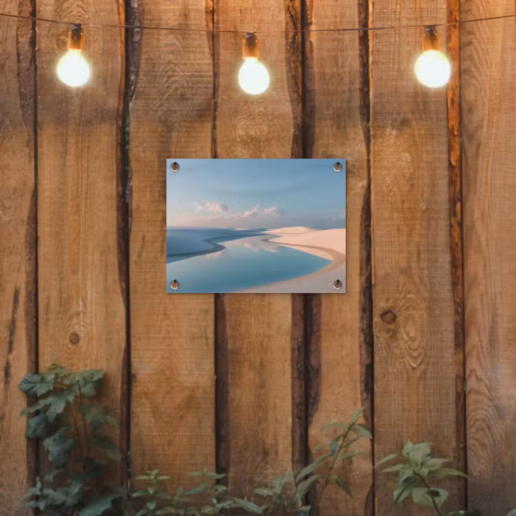 Tuinposter - Duinen - Waterplas - Oneindige rust — 2