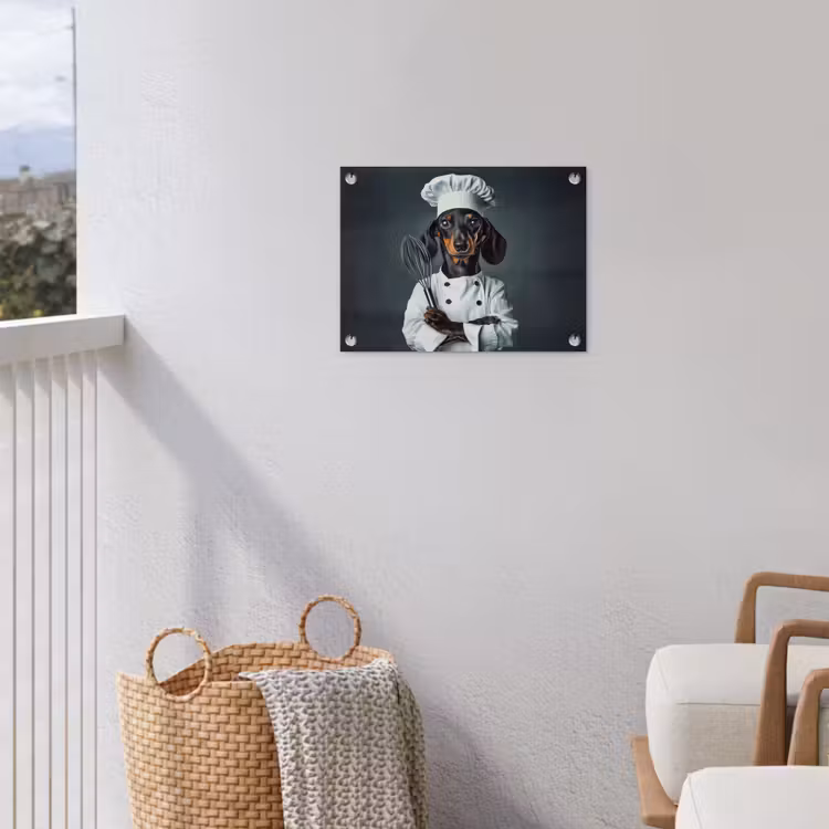 Tuinposter - Hond - Garde - Kok — 3