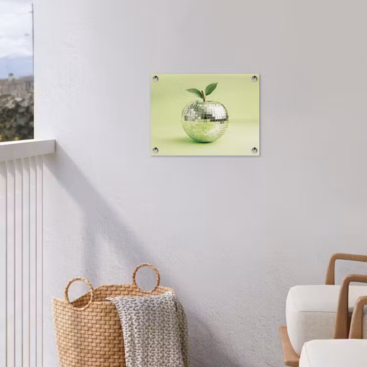 Tuinposter - Groen - Disco - Decoratie - Appel — 3