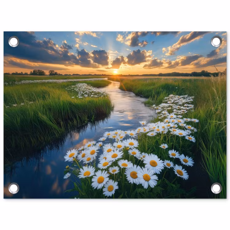 Tuinposter - Beekje - Landschap - Margriet — 1