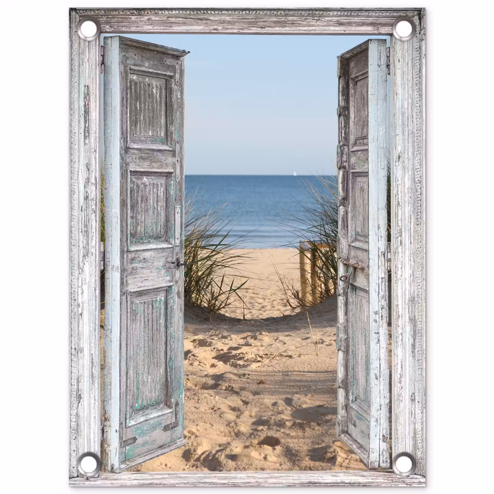 Tuinposter - Deur naar de zee — 1