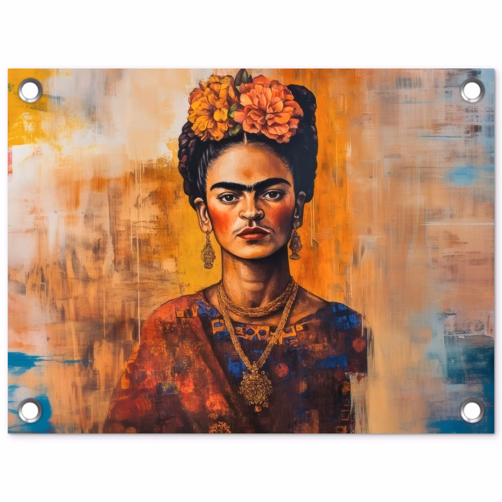 Tuinposter - Portret - Sieraden - Schilderachtig — 1