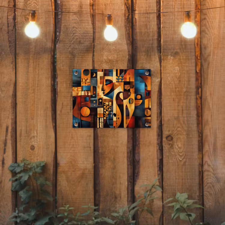 Tuinposter - Figuren - Abstract - Symbolen — 2