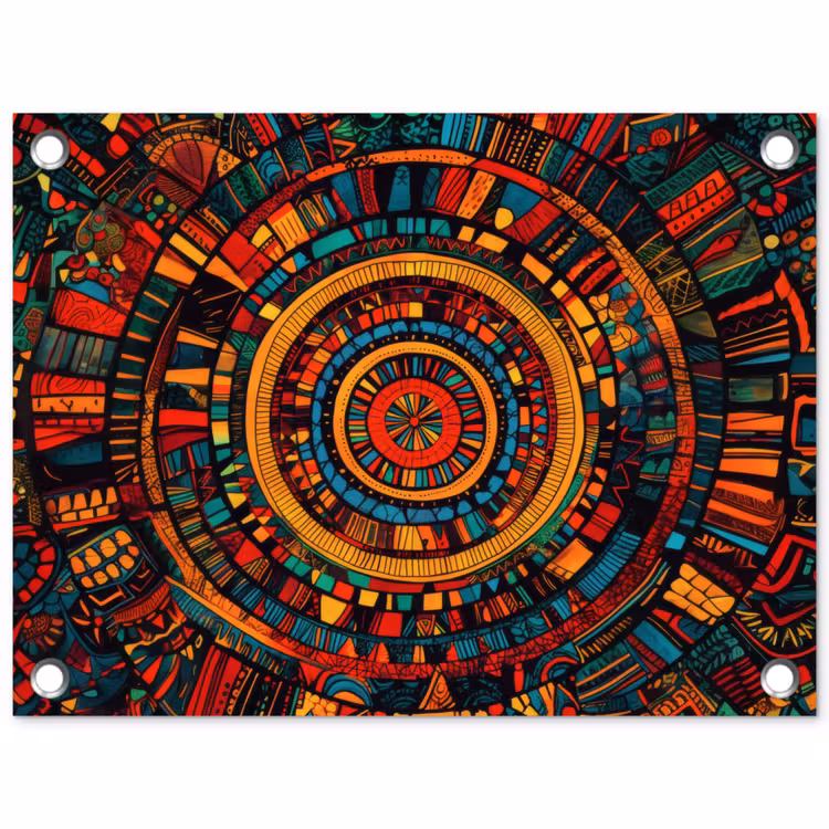 Tuinposter - Mandala - Cirkels - Patronen — 1