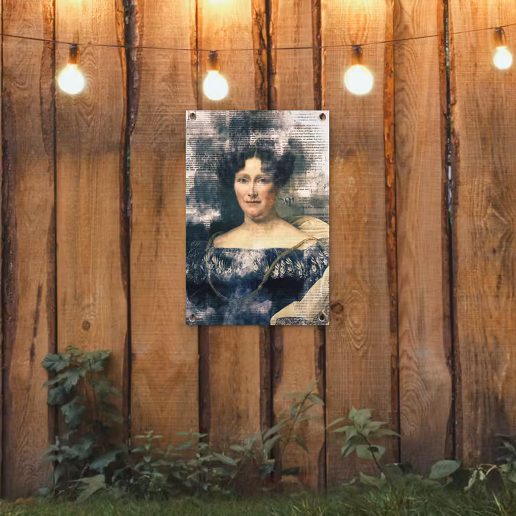 Tuinposter - Johanna Henriette Engelen - Dubois Drahonet - Krant — 2