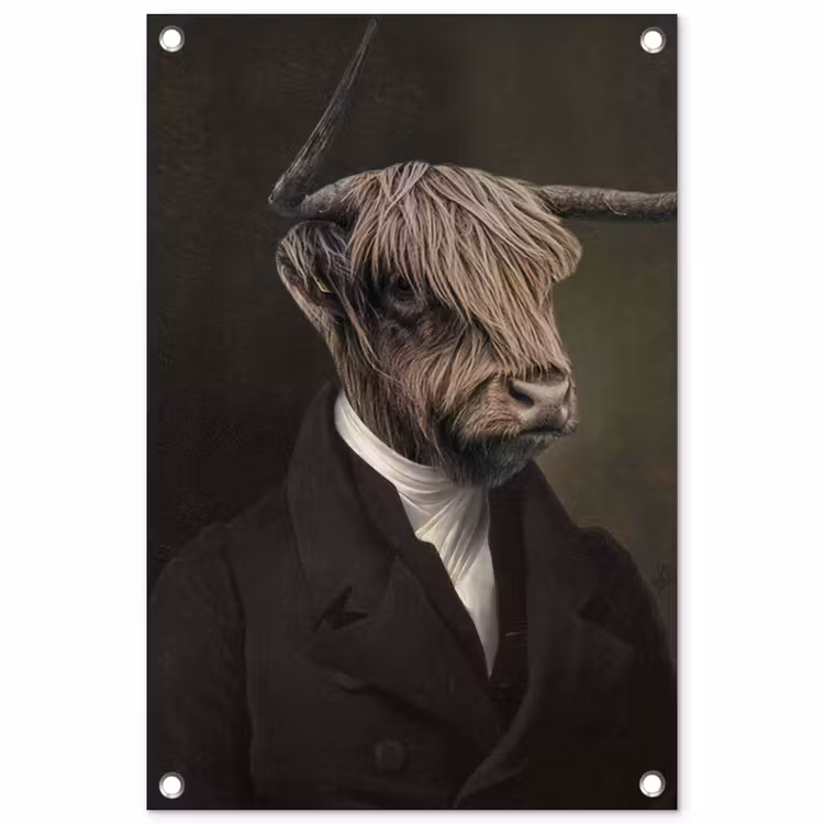 Tuinposter - Oude Meesters - Schotse Hooglander - Dieren — 1