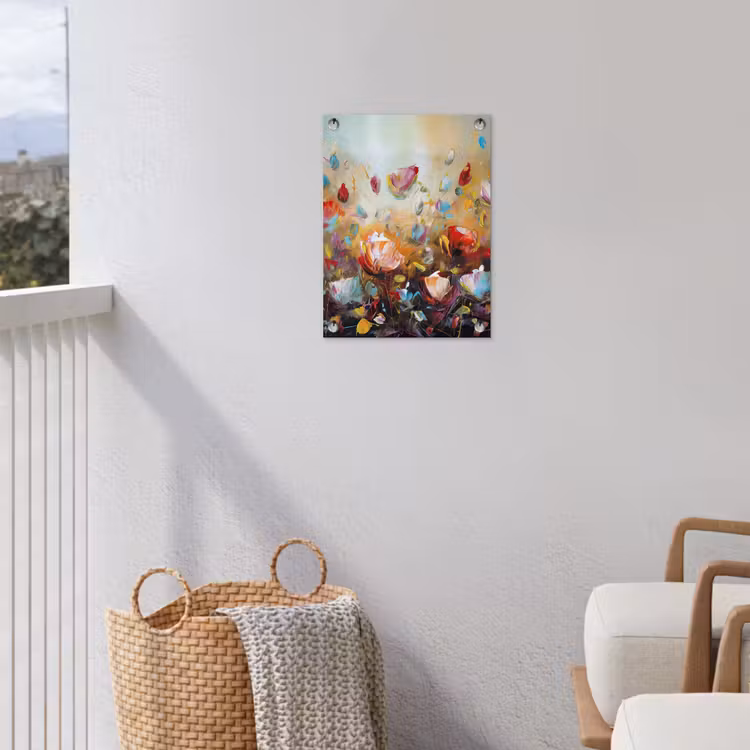 Tuinposter - Bloemen - Kunst - Natuur - Olieverf — 3