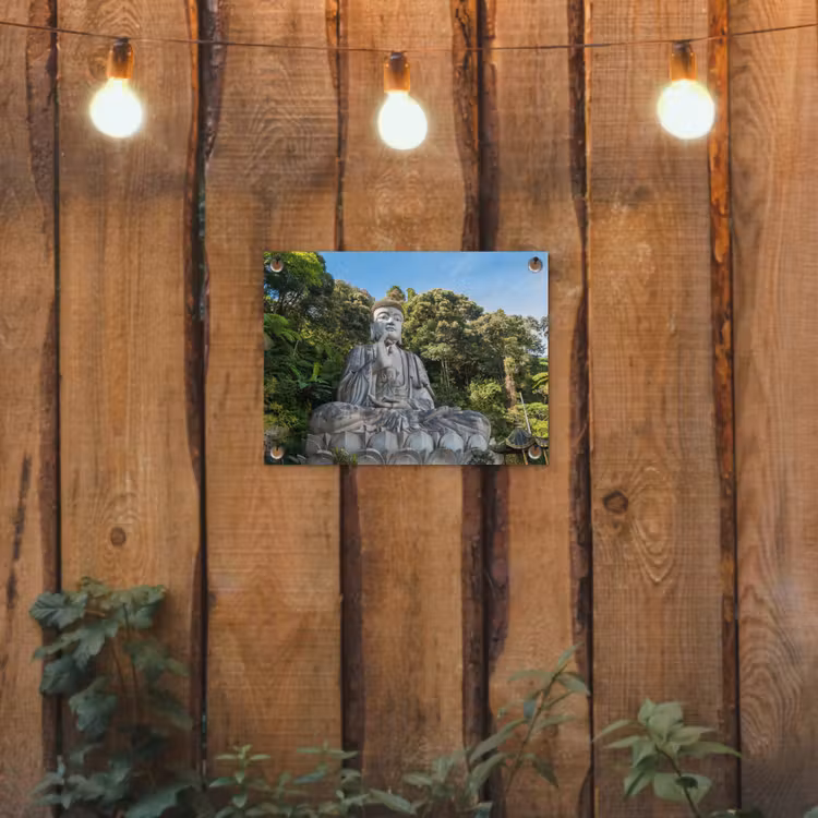 Tuinposter - Boeddha beelden - Jungle - Buddha - Spiritualiteit - Mediteren — 2