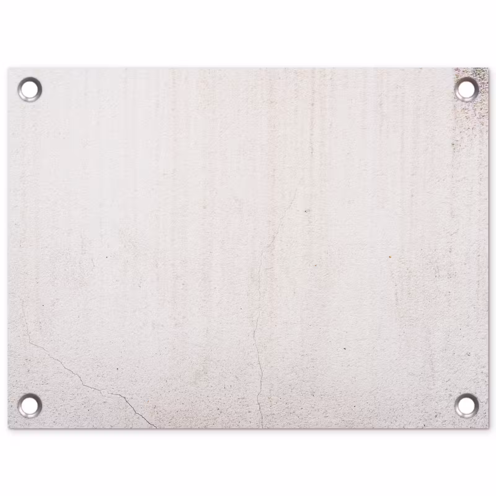 Tuinposter - Beton - Muur - Wit — 1