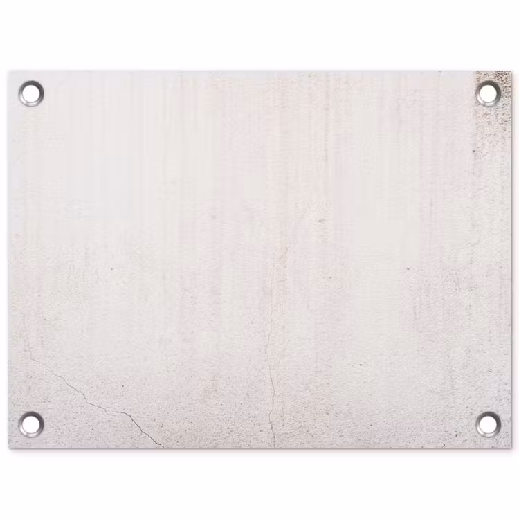 Tuinposter - Beton - Muur - Wit — 1