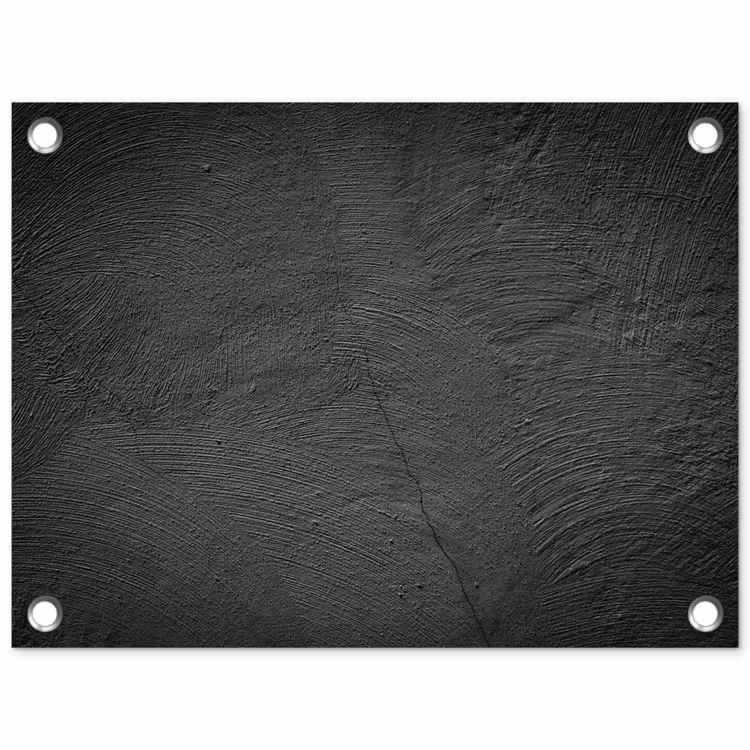 Tuinposter - Beton print - Industrieel - Zwart — 1