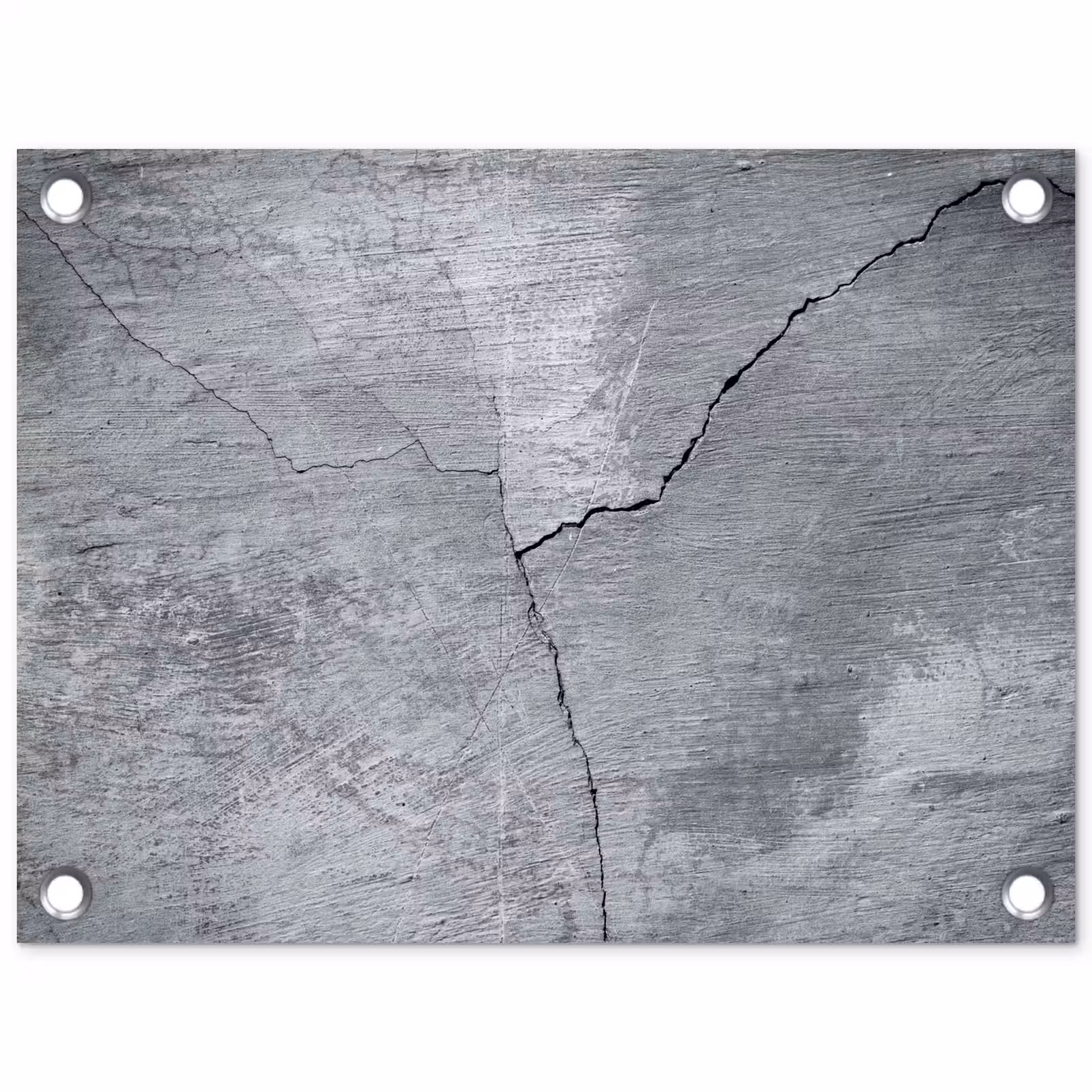 Tuinposter - Beton - Grijs - Scheur — 1