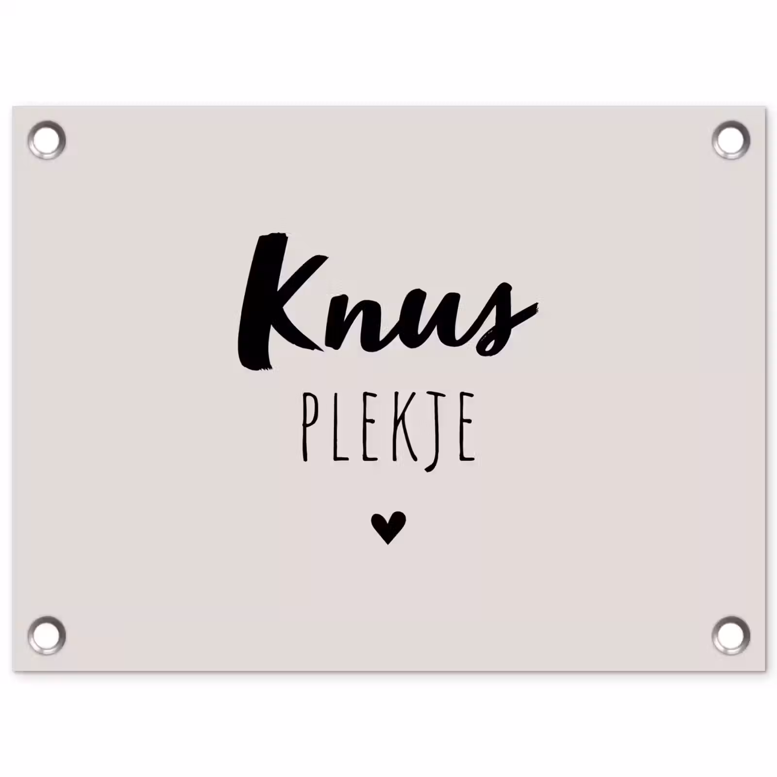 Tuinposter - Knus plekje - Quotes - Tekst - Thuis — 1
