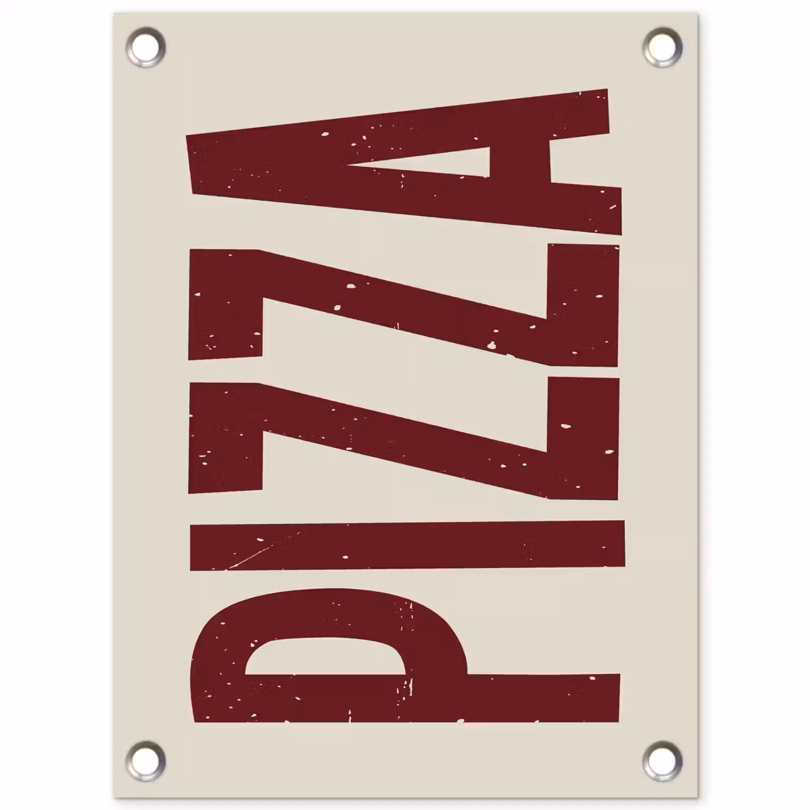 Tuinposter - Pizza - Vintage - Decoratie - Japandi — 1