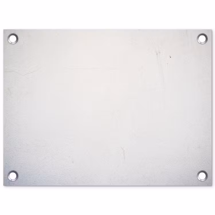 Tuinposter - Beton - Wit - Modern — 1
