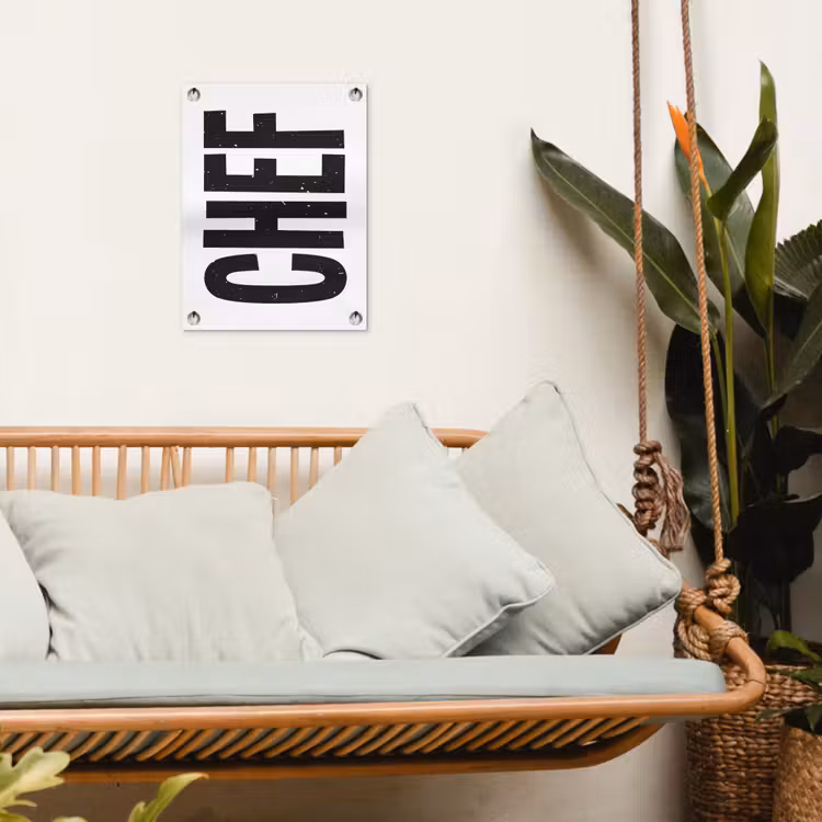 Tuinposter - Chef - Japandi - Decoratie - Vintage — 5