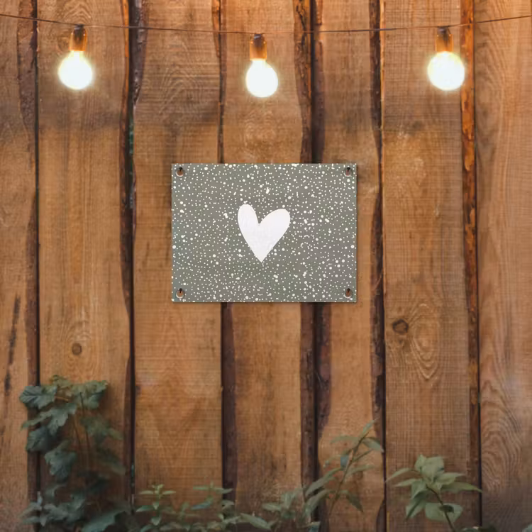 Tuinposter - Hart - Design - Liefde — 2
