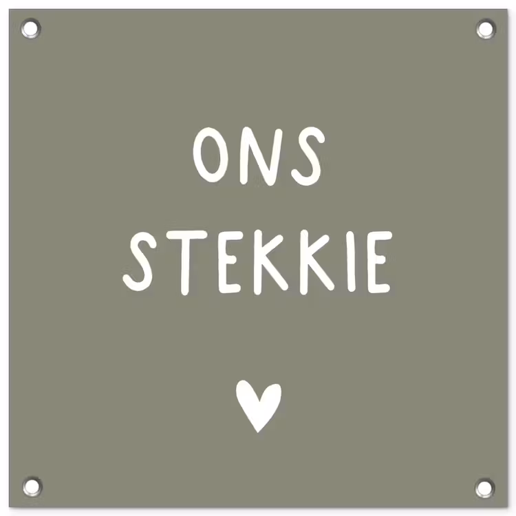 Tuinposter - onsstekkie-groen — 1