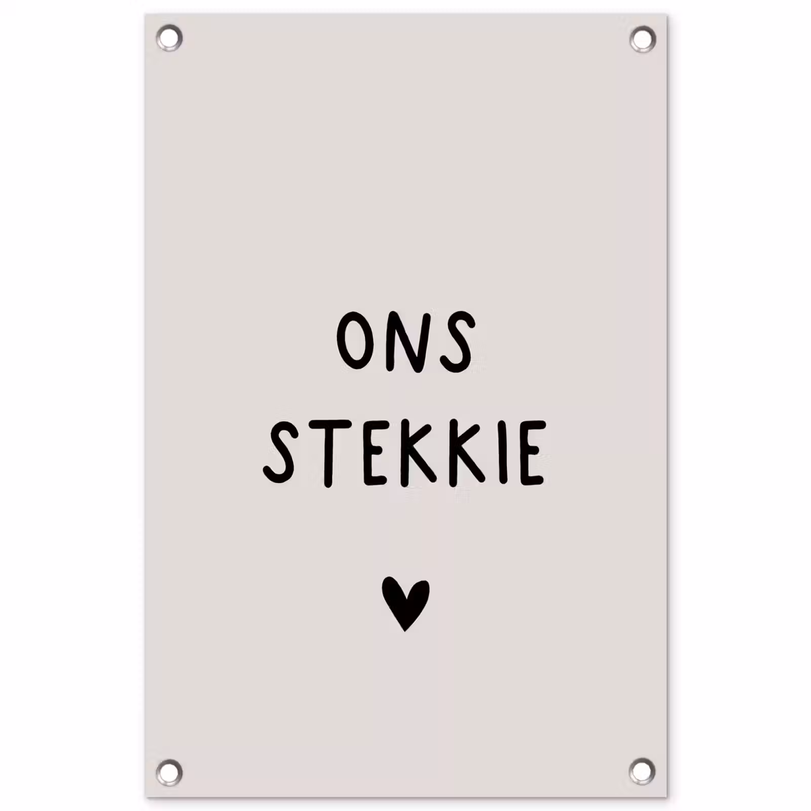 Tuinposter - onsstekkie-beige — 1