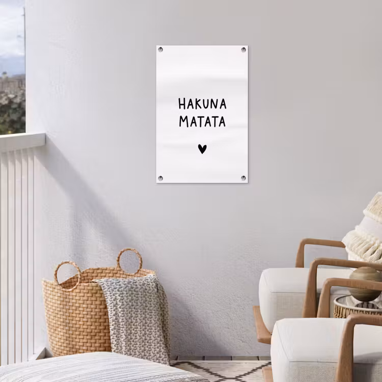 Tuinposter - Hakuna matata - Quotes - Spreuken — 3