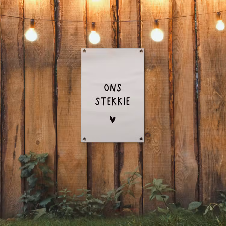 Tuinposter - onsstekkie-beige — 2