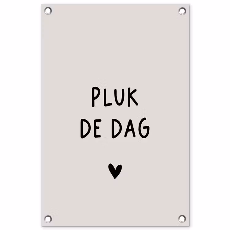 Tuinposter - plukdedag-beige — 1