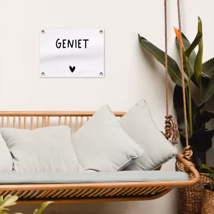 Tuinposter - Quotes - Geniet - Spreuken — 5