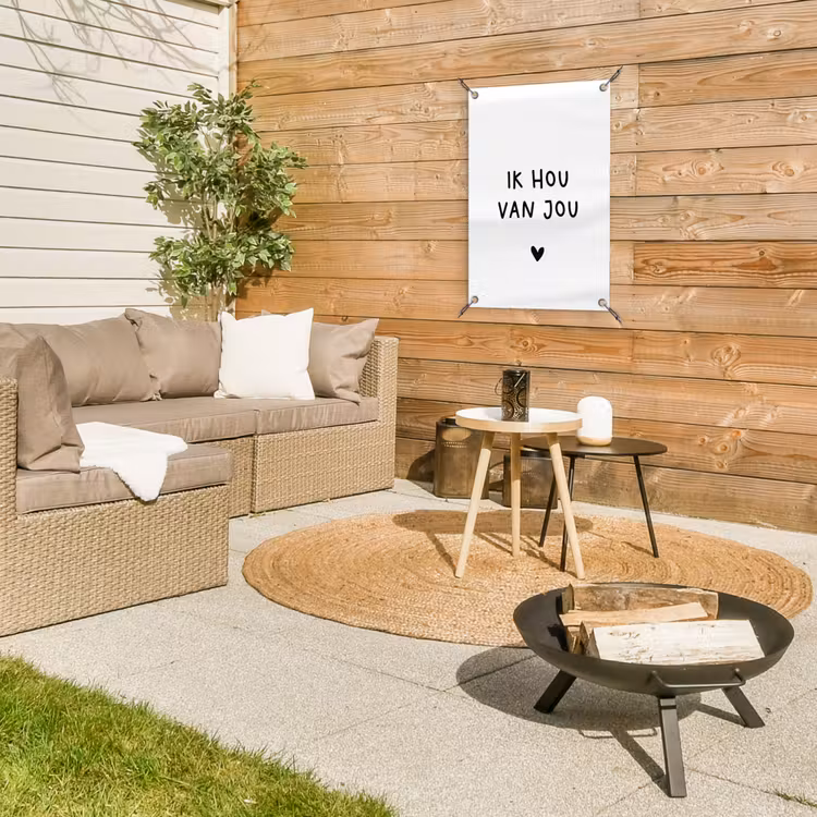 Tuinposter - Quotes - Ik hou van jou - Spreuken — 4