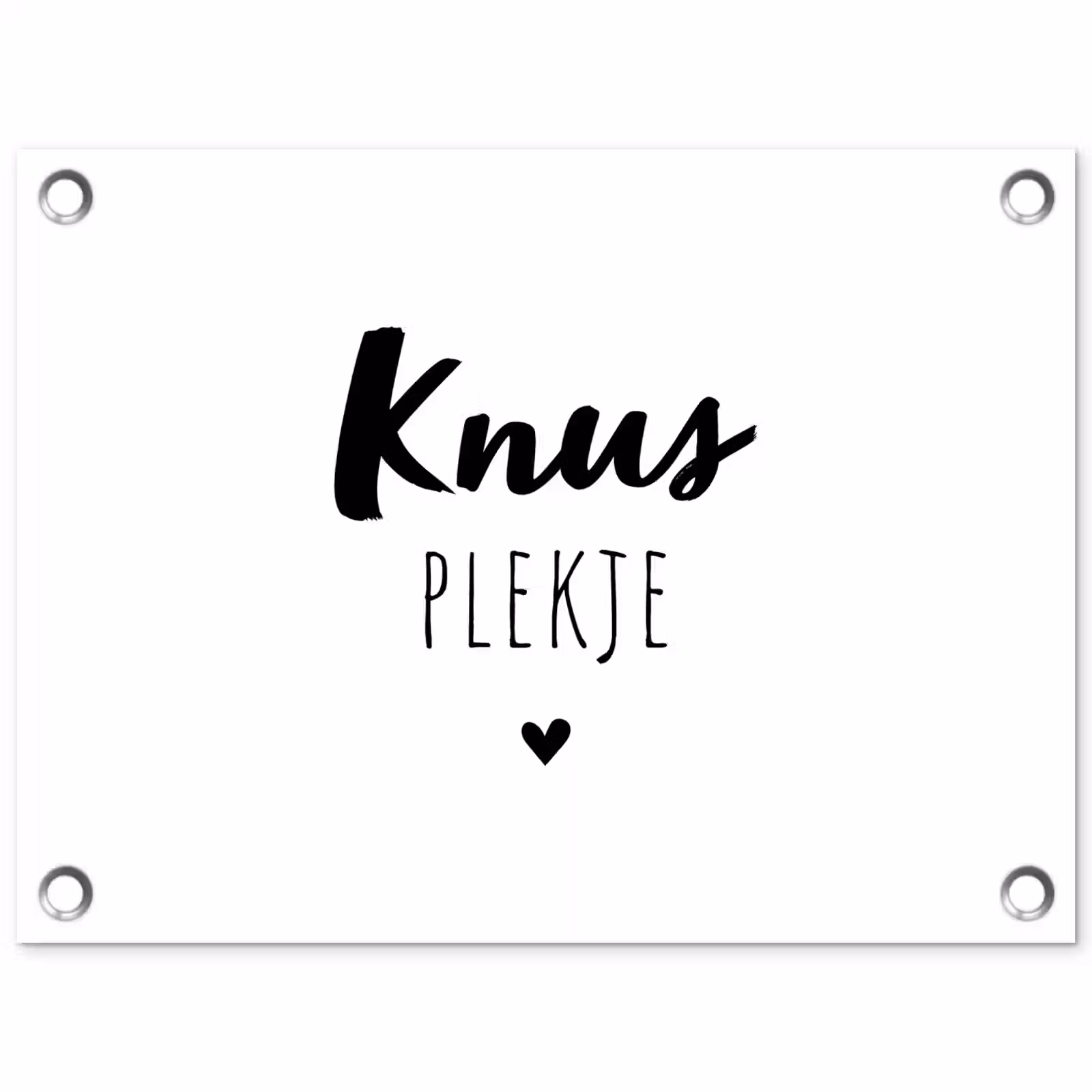 Tuinposter - Quotes - Knus plekje - Tuin - Tekst — 1