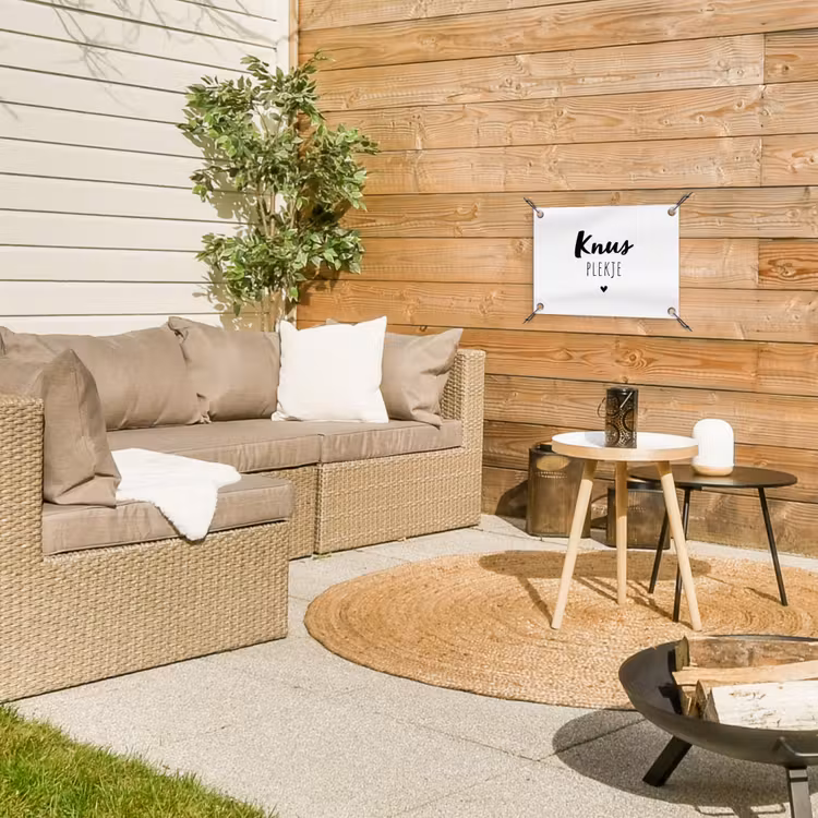 Tuinposter - Quotes - Knus plekje - Tuin - Tekst — 4