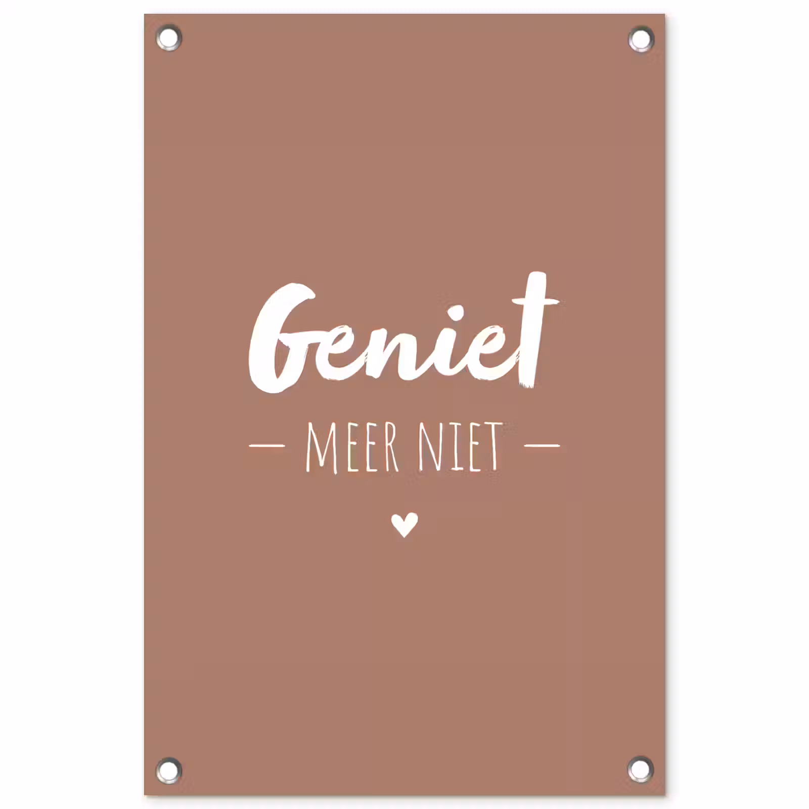 Tuinposter - geniet-roze-2-3 — 1