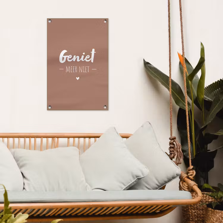 Tuinposter - geniet-roze-2-3 — 5