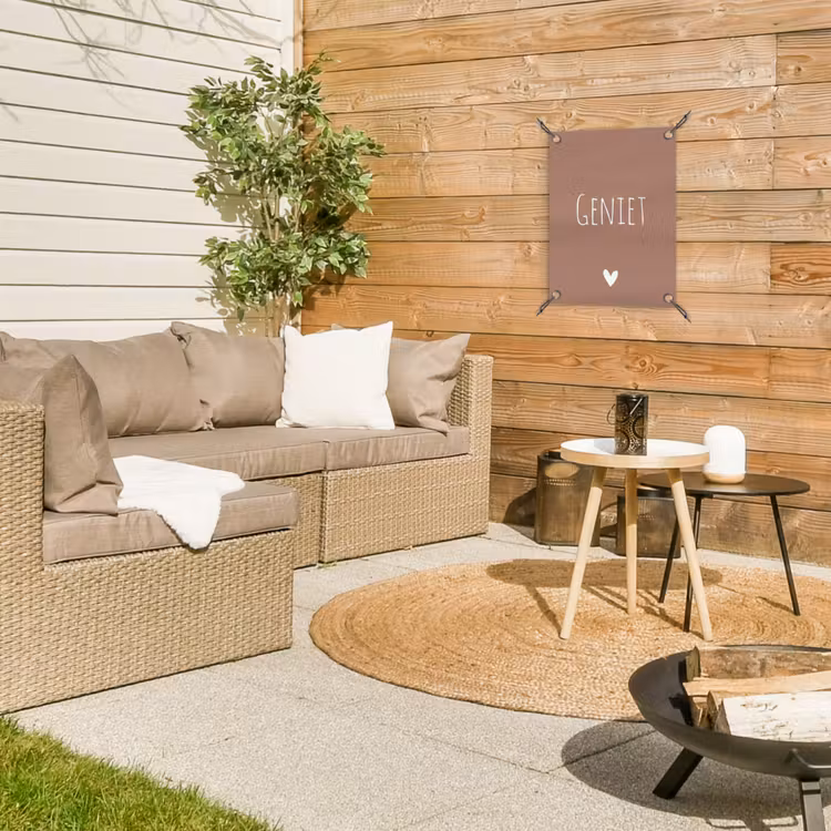 Tuinposter - Geniet - Spreuken -Quotes — 4