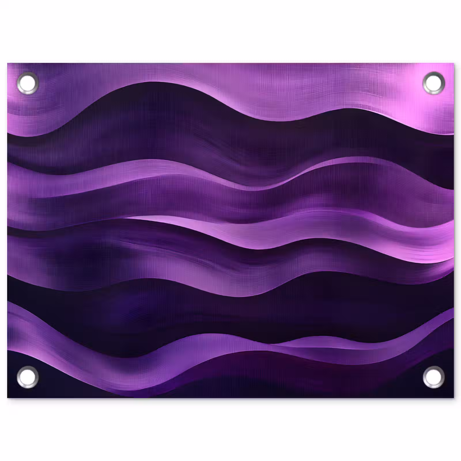 Tuinposter - Golven - Abstract - Paars — 1