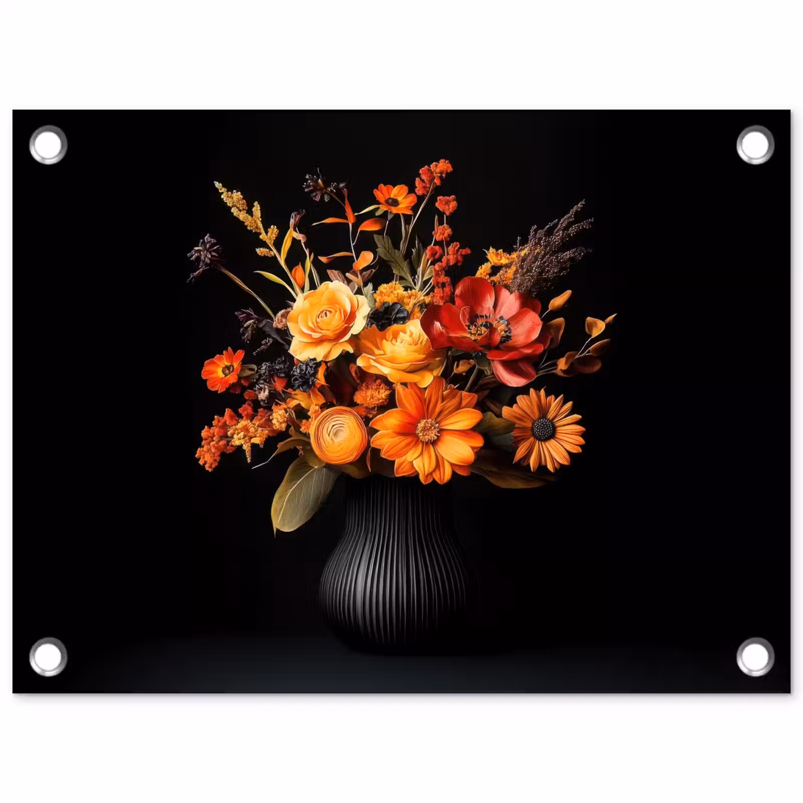 Tuinposter - Herfst - Boeket - Oranje — 1