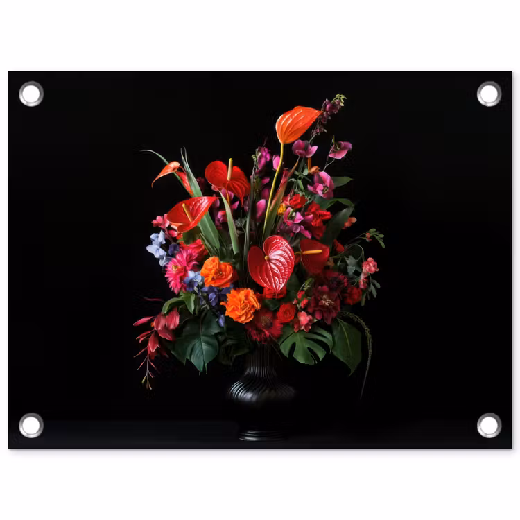 Tuinposter - Bloemen - Boeket - Sierlijk — 1